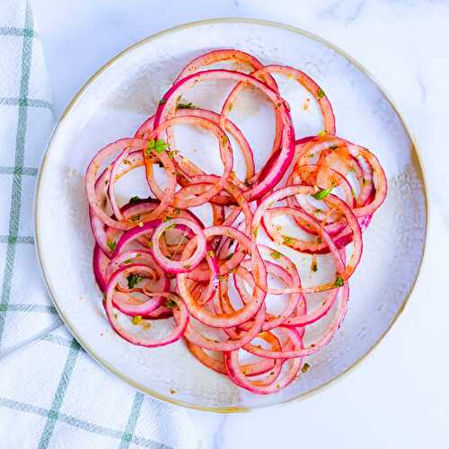 Lachha Pyaz / Indian Onion Salad