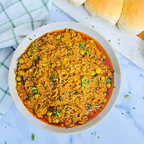 Keema Matar (Ground Meat Curry) - Instant Pot