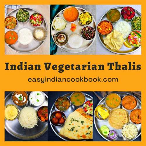 Indian Vegetarian Thali Collection