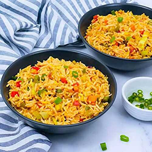 Vegetable Fried Rice (Indo-Chinses Street-style)