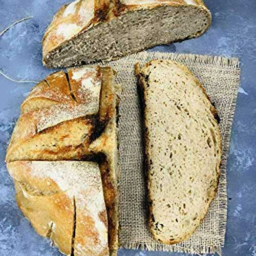 Atta Sourdough Bread (Whole Wheat Sourdough Bread)