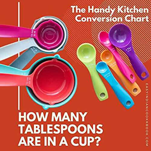How many tablespoons are in a cup?