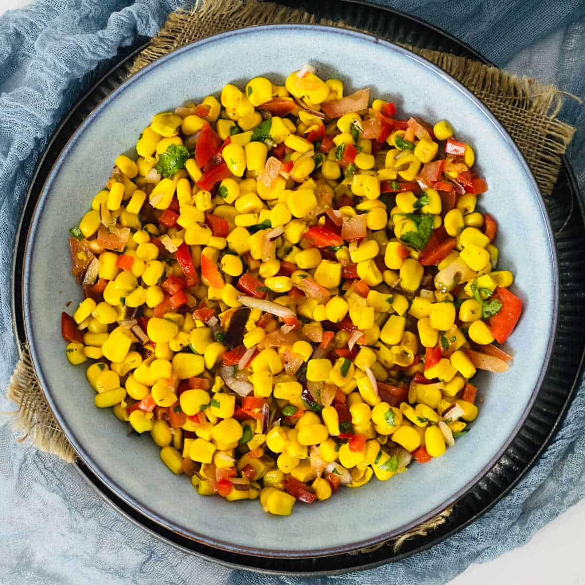 Corn Chaat / Indian Corn Salad