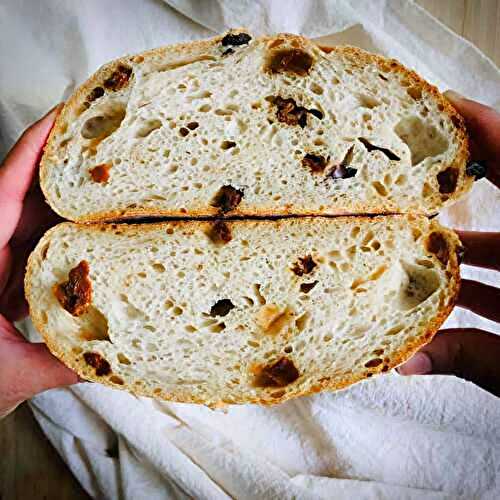 Sun-dried Tomatoes and Olive Sourdough Bread