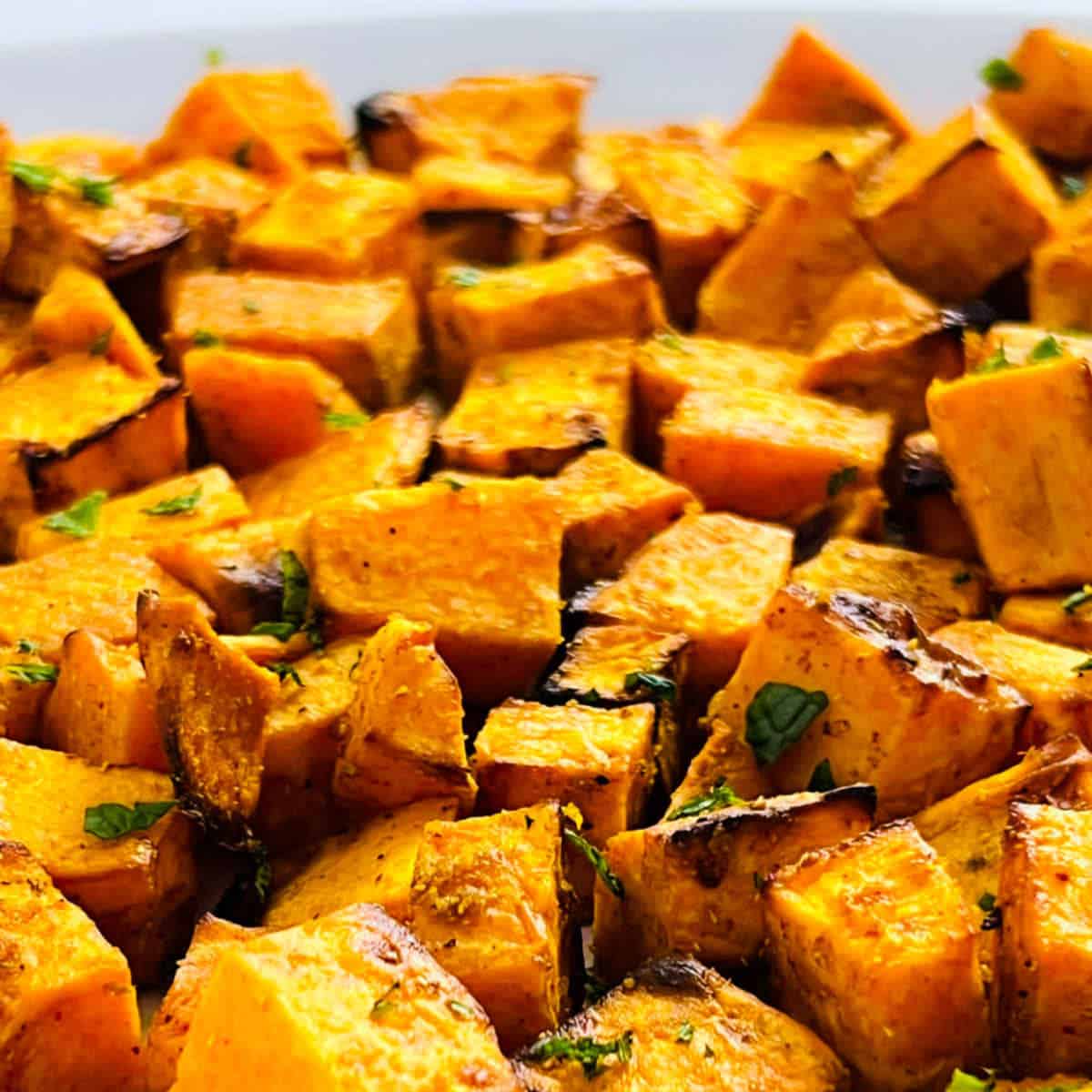 Air Fryer Sweet Potato Cubes