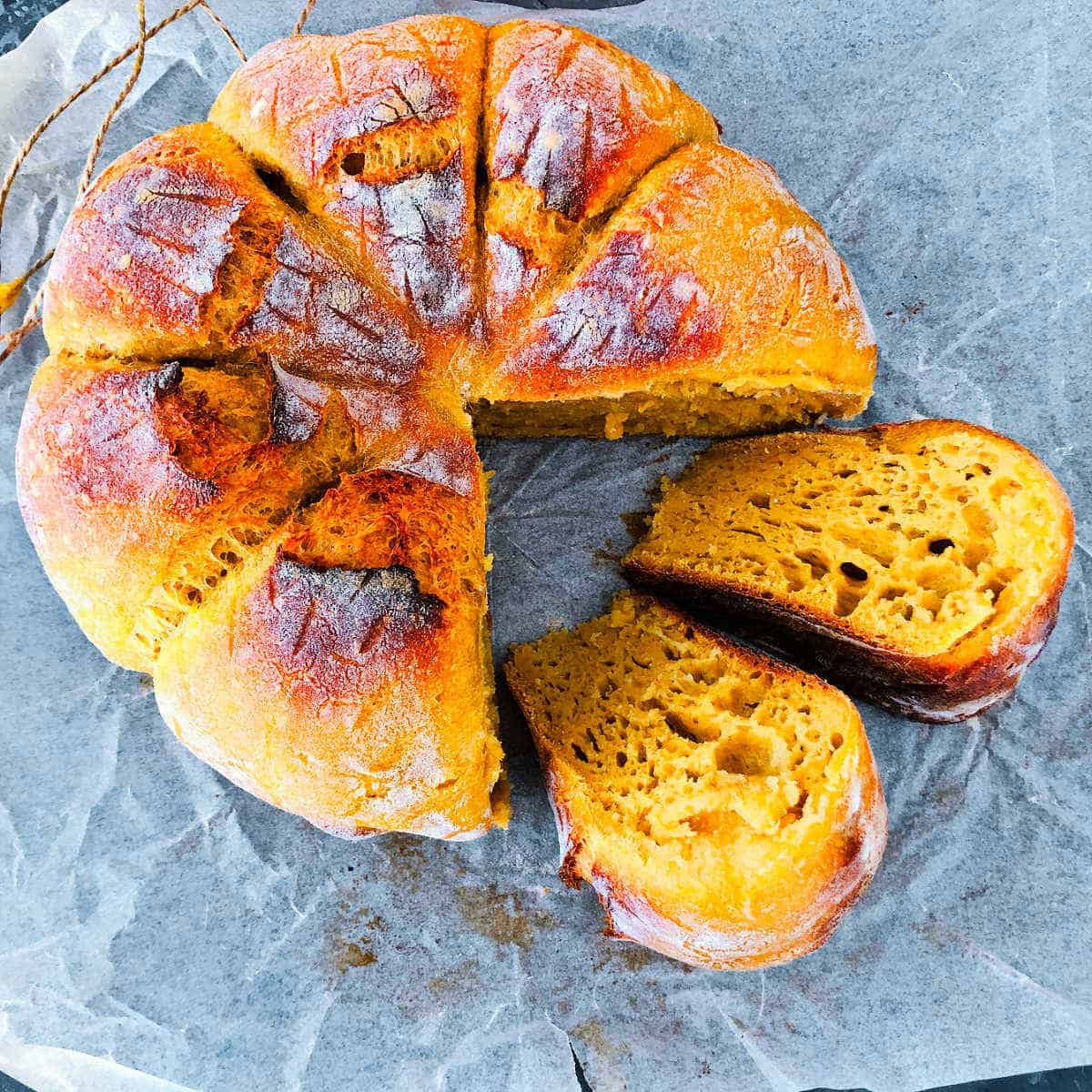 Pumpkin Sourdough Bread