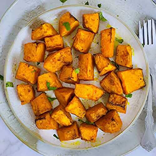 Roasted Pumpkin with Spices (Air Fryer)