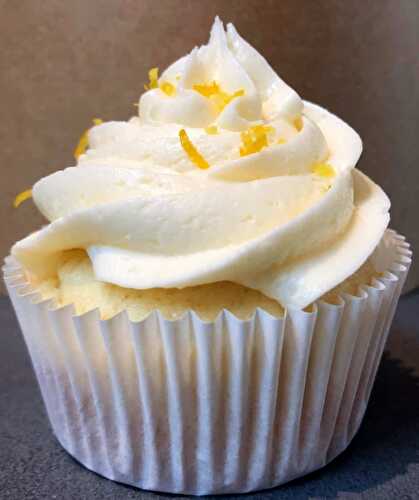 Easy Lemon Curd Filled Cupcakes