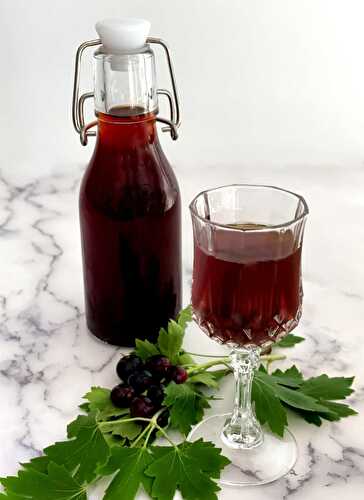 Homemade Creme de Cassis