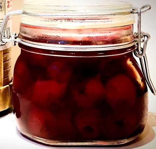 Homemade Luxardo Cherries