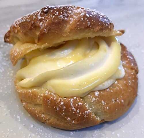 Meyer Lemon Cream Puffs