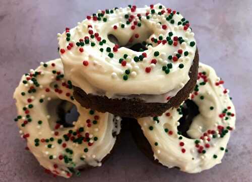 Baked Gingerbread Donuts