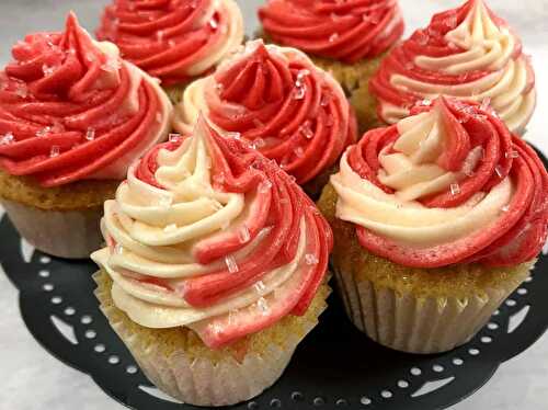Candy Cane Cupcakes