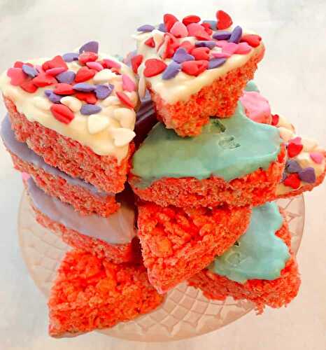 Rice Krispie Conversation Hearts