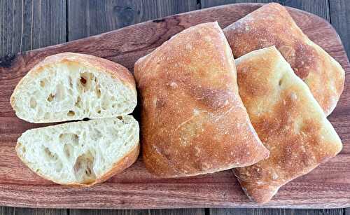 Easy Ciabatta Rolls