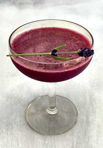Blueberry Lavender Gin Sour