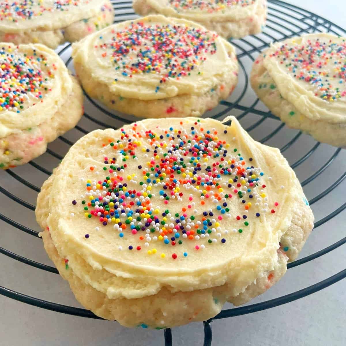Birthday Cake Cookies