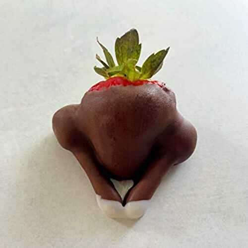 Chocolate Covered Strawberry Turkeys Recipe