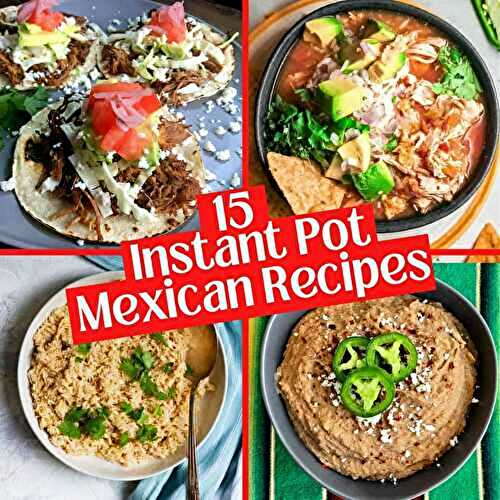 15 Instant Pot Mexican Recipes