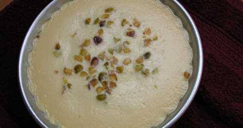 Bhapa Doi- Steamed Yoghurt Dessert