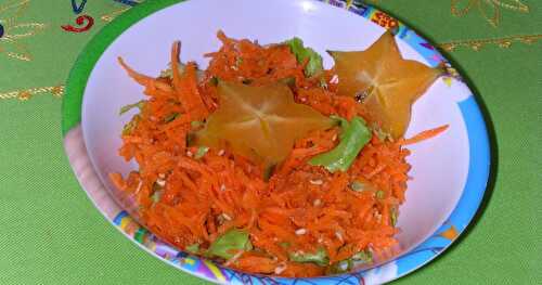 Carrot Starfruit Salad