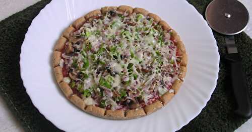 Healthy Wholemeal Spiced Veg Pizza- International Pizza Pie Incident
