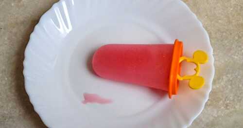 Hibiscus Popsicle- Beat the Heat