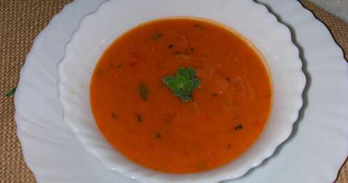Red Pepper Pumpkin Soup