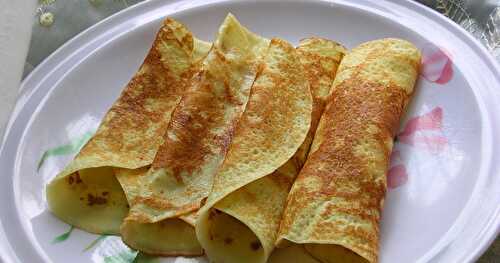 Rice Pancakes. (Shrove Tuesday Pancakes)