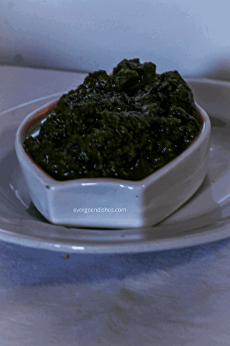 Spinach Chutney / Palak chutney