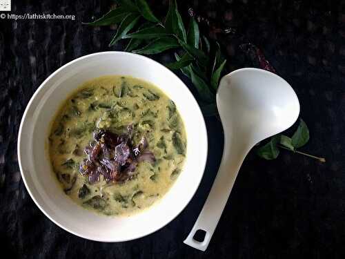 Drumstick Leaves Dal with Coconut | Guest Post Series - Ever Green Dishes