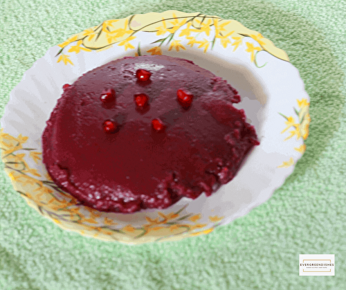 Pomegranate Pudding