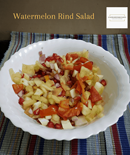 Watermelon Rind Salad