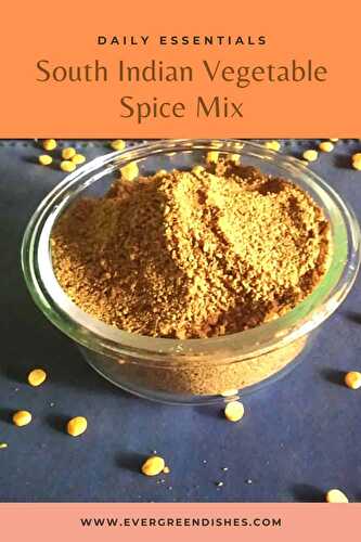 Vegetable Spice Mix | Palyada Pudi