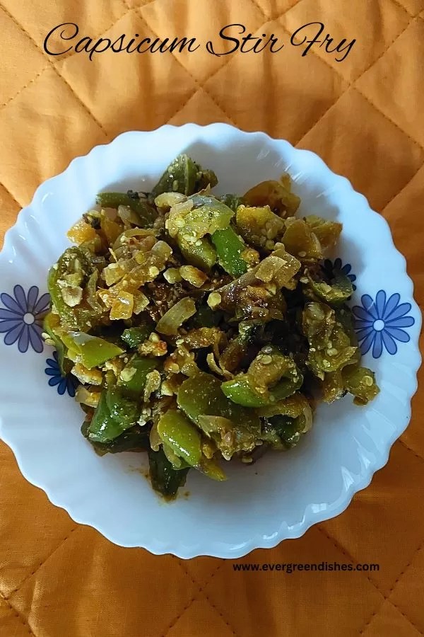 Capsicum Stir Fry | Donnamensinakayi Palya