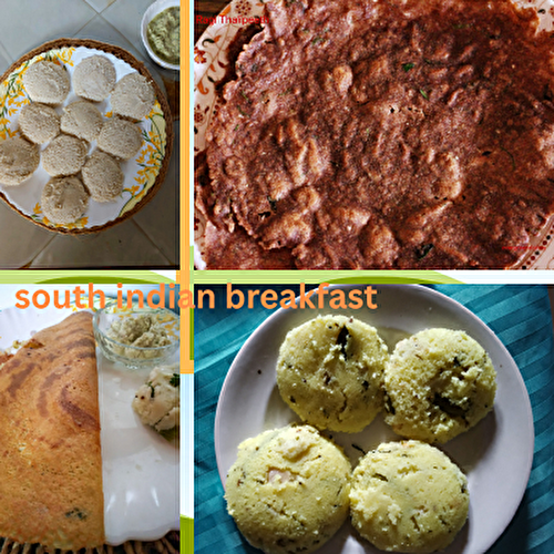 Traditional South Indian Breakfast
