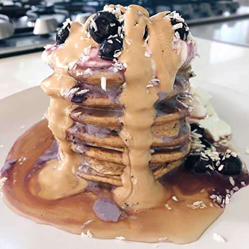 Go-to Pancake Recipe (High Protein, Low Sugar) | Feedthatblonde