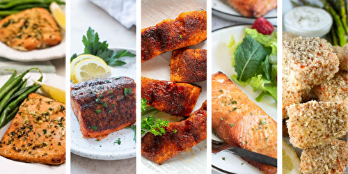 Air Fryer Salmon 5 Ways - Fast and Easy Recipes - Fickle Hobbyist