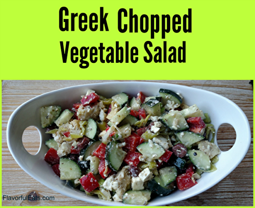 Greek Chopped Vegetable Salad