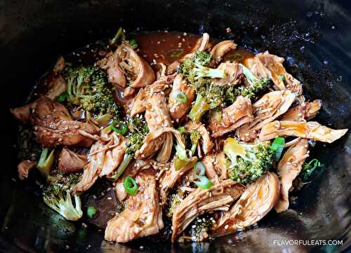 Slow Cooker Teriyaki Chicken & Broccoli