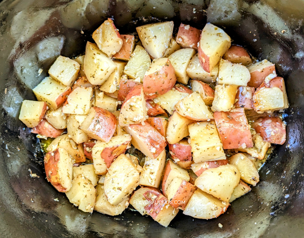 Slow Cooker Greek Lemon Potatoes