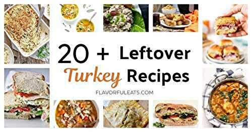 20+ Leftover Turkey Recipes