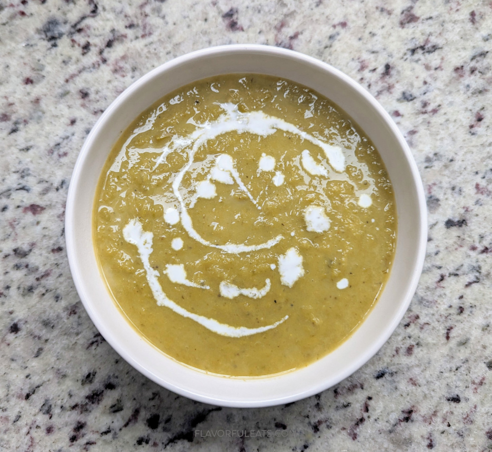 Slow Cooker Asparagus Leek Soup