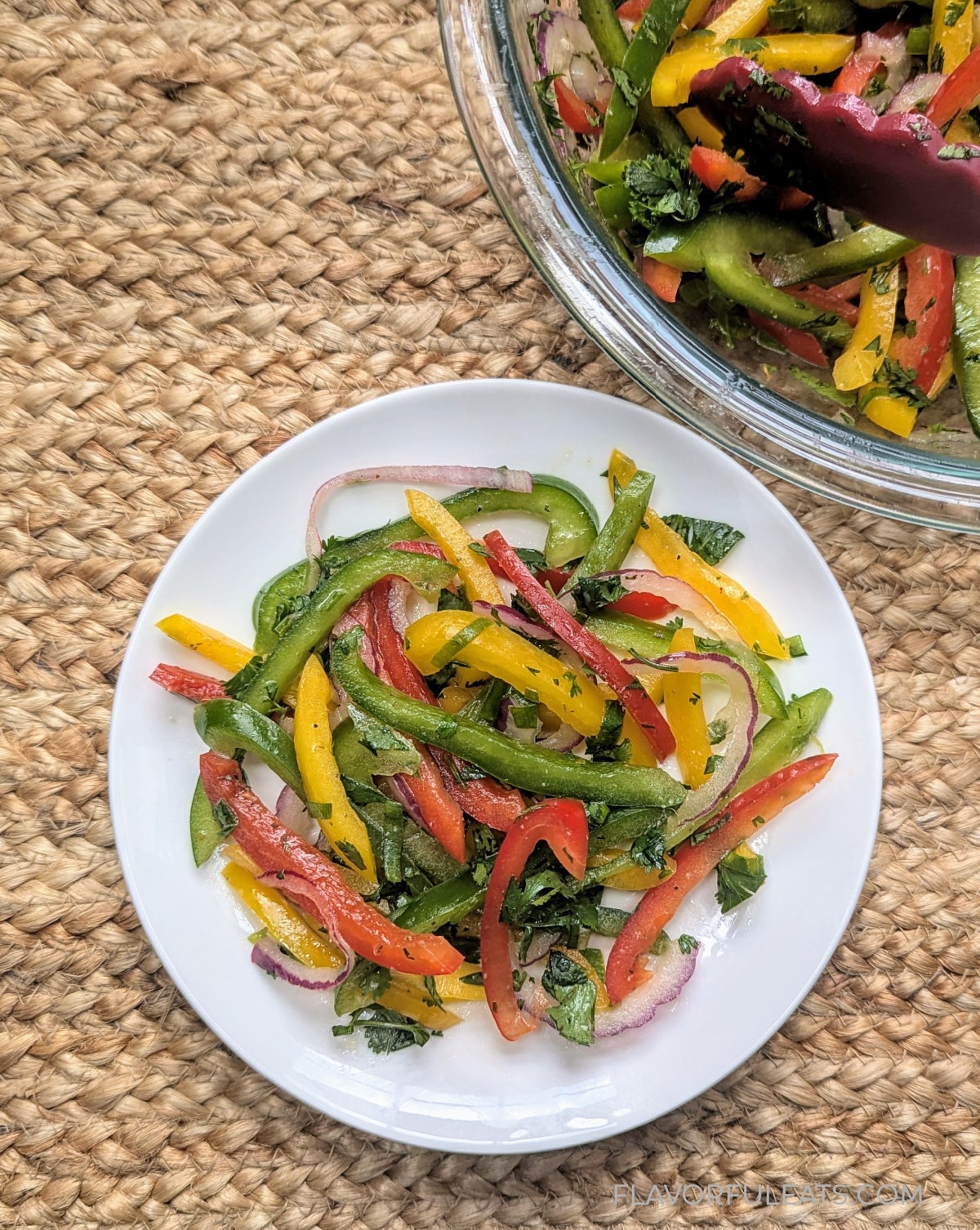 Cilantro Lime Bell Pepper Salad