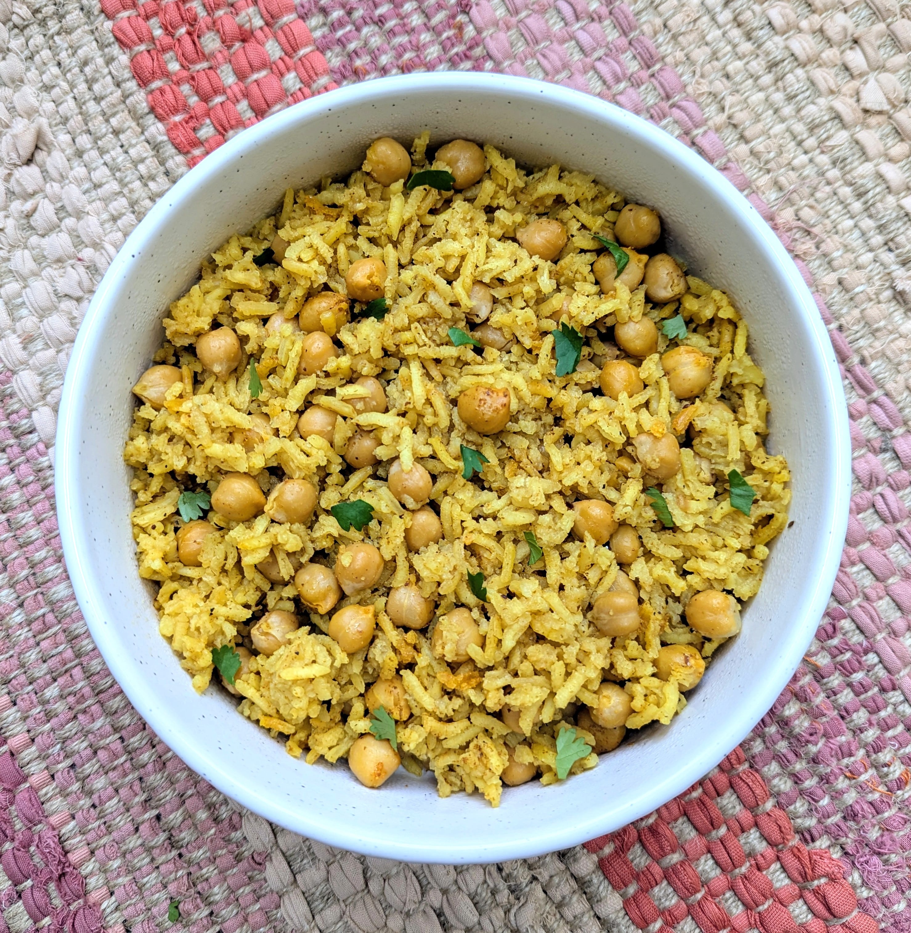 One-Pot Spiced Rice and Chickpeas