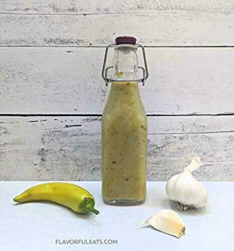 Hot Banana Pepper Garlic Hot Sauce