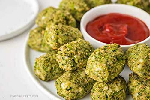Baked Mozzarella Broccoli Tots