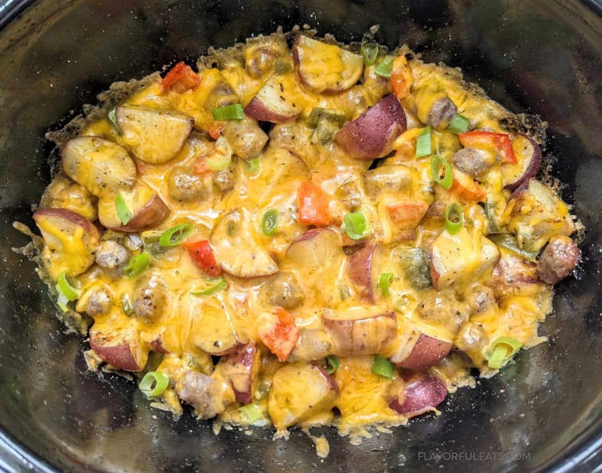 Slow Cooker Sausage Breakfast Hash