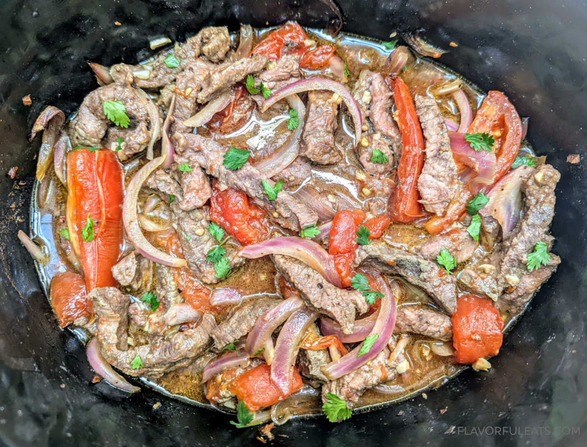 Slow Cooker Lomo Saltado