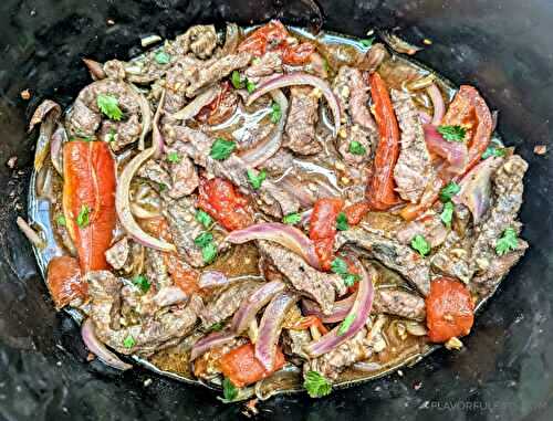 Slow Cooker Lomo Saltado